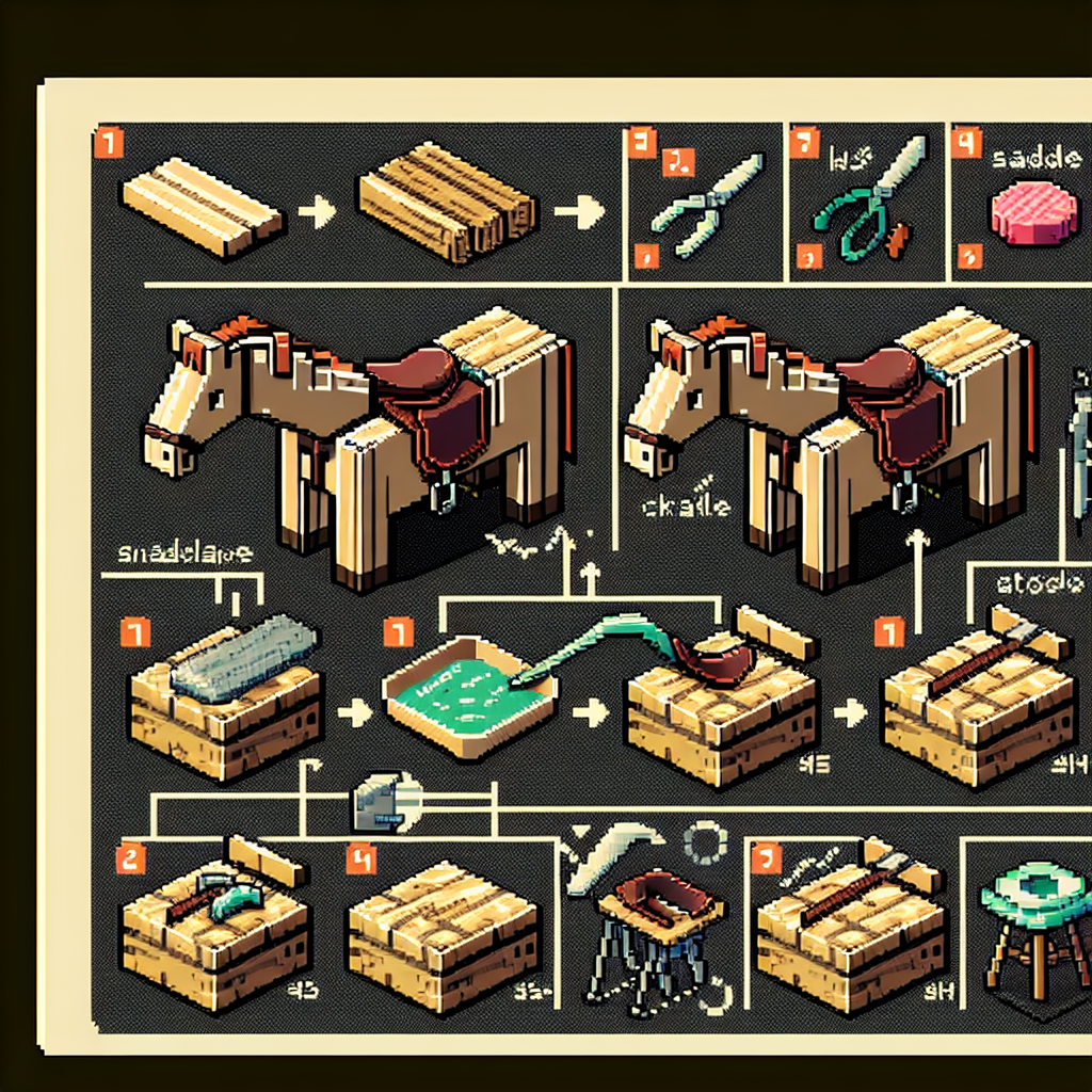Step-by-Step Guide: How to Craft a Saddle in Minecraft